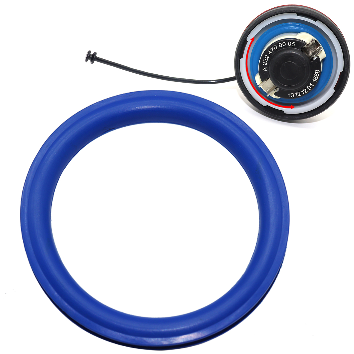 Tank O-Ring Seal - Tankdeckel-Dichtung V-förmiger O-Ring Gummidichtung für Benz