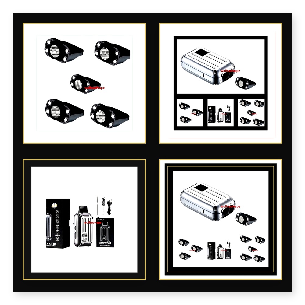 Dry Herb Vaping Accessories - Wolfcoolvape ANIX Uranus Trockenkräuter-Verdampfer-Mundstücke für ein