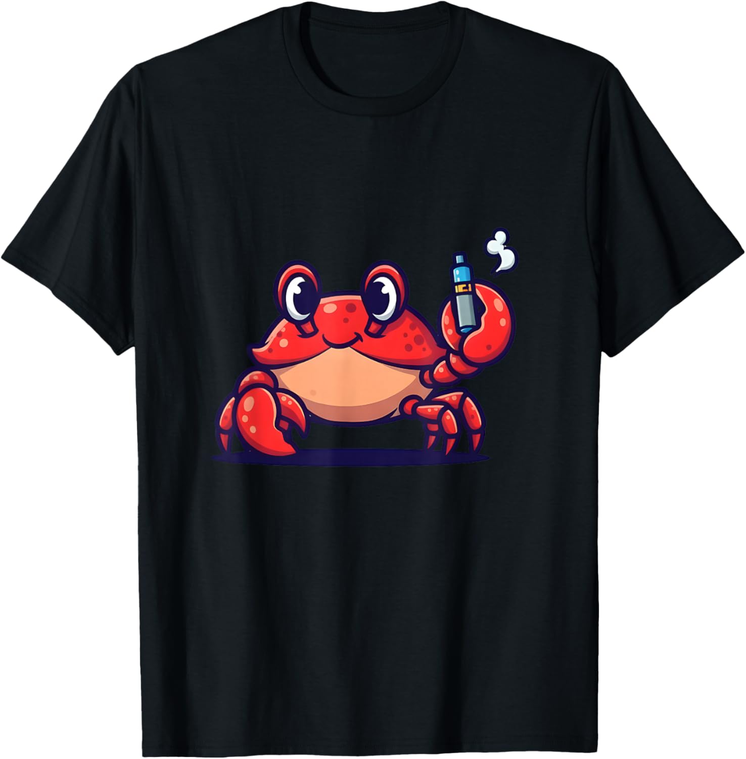 Vaping Shop - Lustiges Cartoon Crab Vaping Vaporizer Hipster